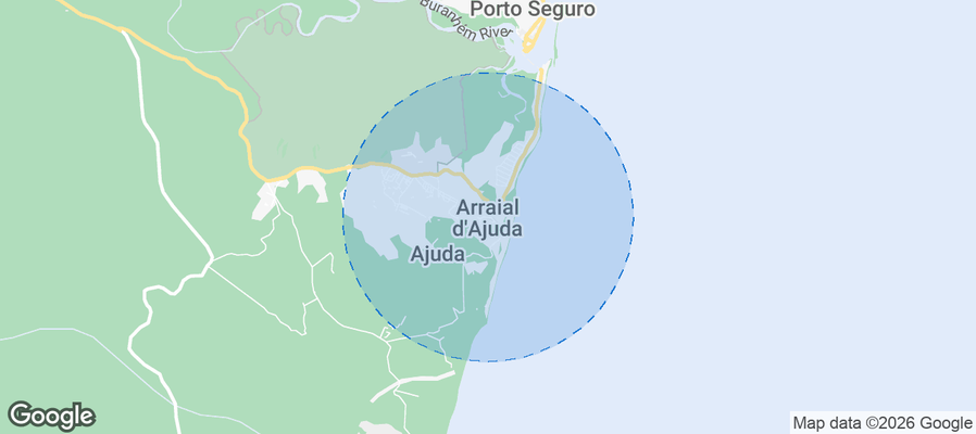 Arraial d'Ajuda Airbnb map